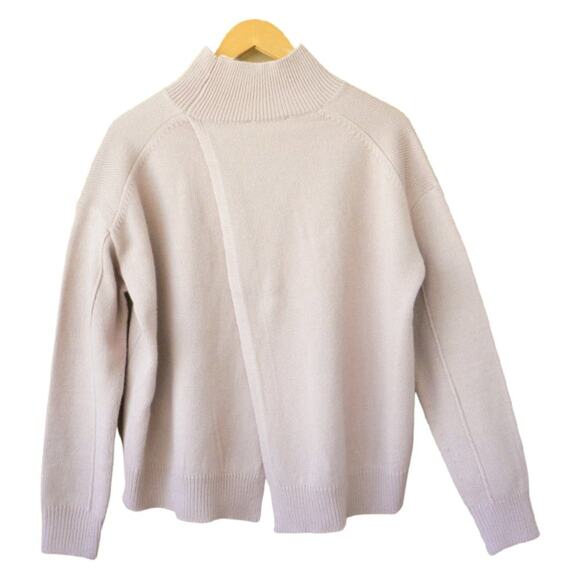 JOA Revolve Oversized Turtleneck Sweater Dusty Pink - Picture 8 of 9